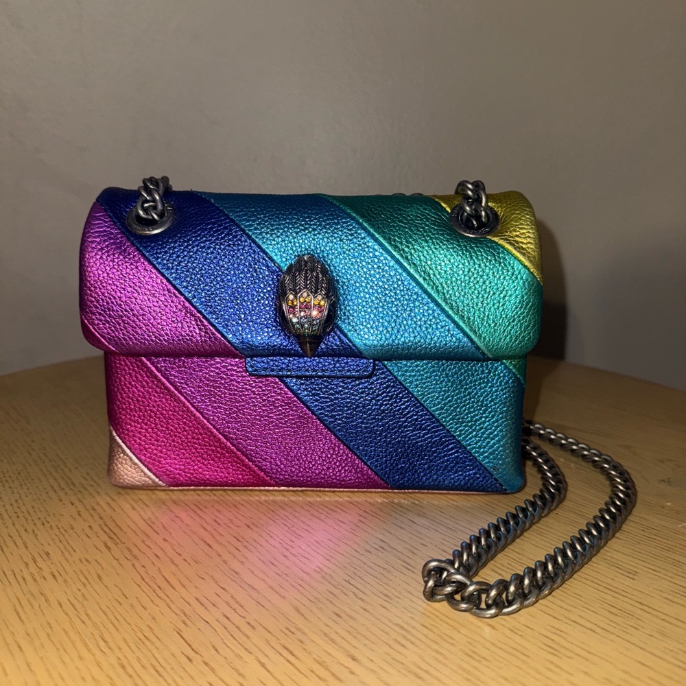 Multicolor Chain Shoulder Bag